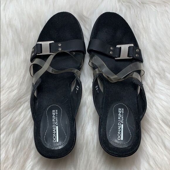 Donald J. Pliner Giselle Sportique Mules Sz 7.5 - Picture 3 of 6